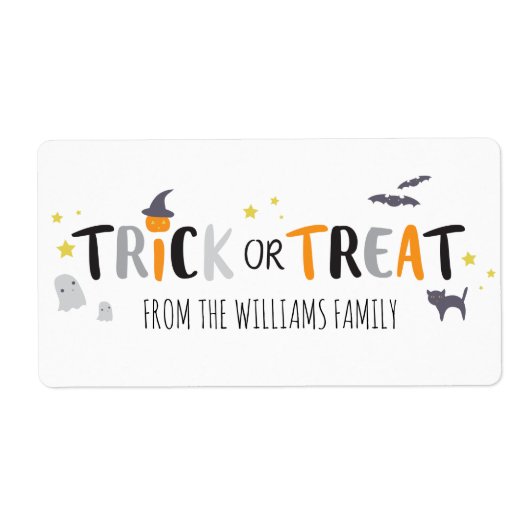 Étiquette Critère éffrayant (Devant)