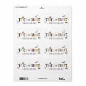 Étiquette Critère éffrayant (Feuille entière)