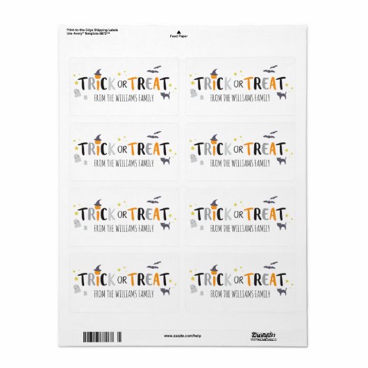 Étiquette Critère éffrayant (Feuille entière)