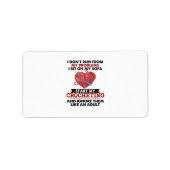 Étiquette Crocheting (Devant)