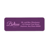 Étiquette Croire (Devant)