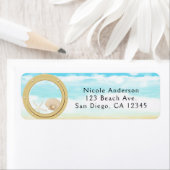 Étiquette Croisière en mer Bateau Port de mer Tropical Eté (En situation)