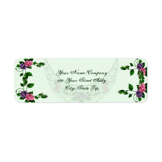 Étiquette Croissant droit de la déesse verte (Devant)