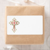 Étiquette Croix chrétienne (En situation)