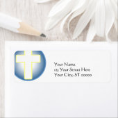 Étiquette Croix chrétienne (En situation)