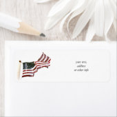 Étiquette Croix dans la vieille gloire - Jour commémoratif (En situation)