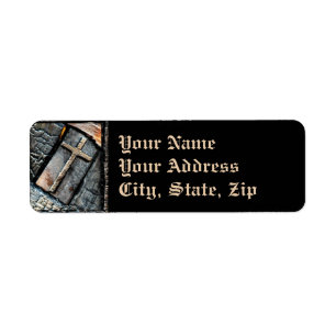 Étiquette Croix de protection
