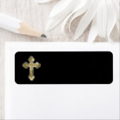 Étiquette Croix orthodoxe (En situation)