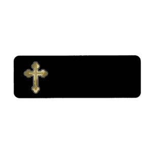 Étiquette Croix orthodoxe