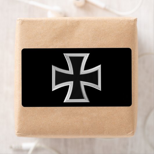 Étiquette Croix teutonique (En situation)