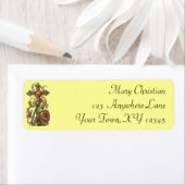 Étiquette Croix vintage (En situation)