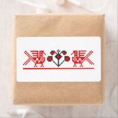 Étiquette Cross-stitch (En situation)
