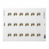 Étiquette Crypto Fight Club (Feuille entière)