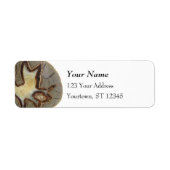 Étiquette Crystallized Rock Abstract Design (Devant)