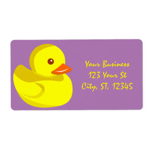 Étiquette Cube Rubber Duck Thunder_Cove