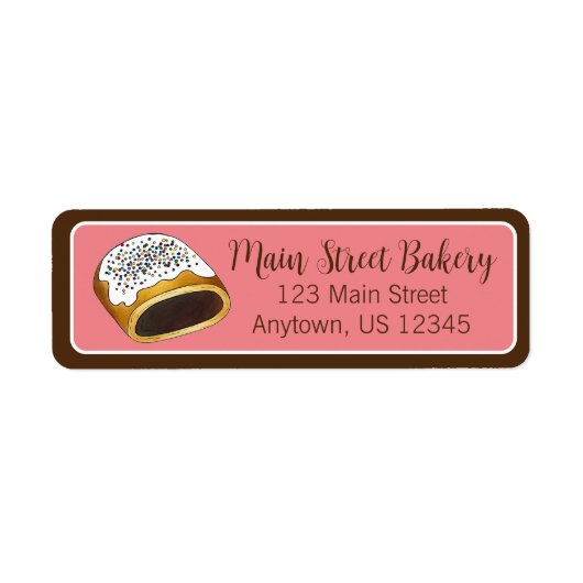 Étiquette Cucidati Cuccidati Italien Fig Cookies de Noël (Devant)