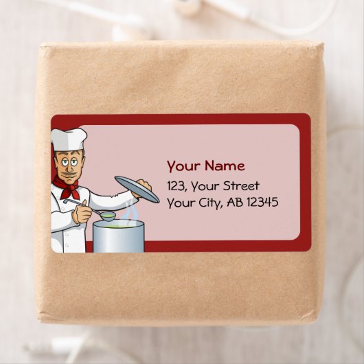 Étiquette Cuisine chef (En situation)