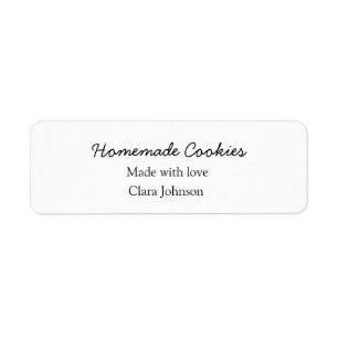 Étiquette Cuisiniers maison ajoutez votre texte nom personna
