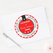 Étiquette Cuite Avec Stickers Amour Cadeau Étiquet (Enveloppe)