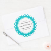 Étiquette Cuite Avec Stickers Amour Cadeau Étiquet (Enveloppe)