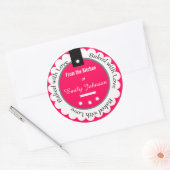 Étiquette Cuite Avec Stickers Amour Cadeau Étiquet (Enveloppe)