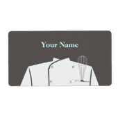 Étiquette culinaire (Devant)