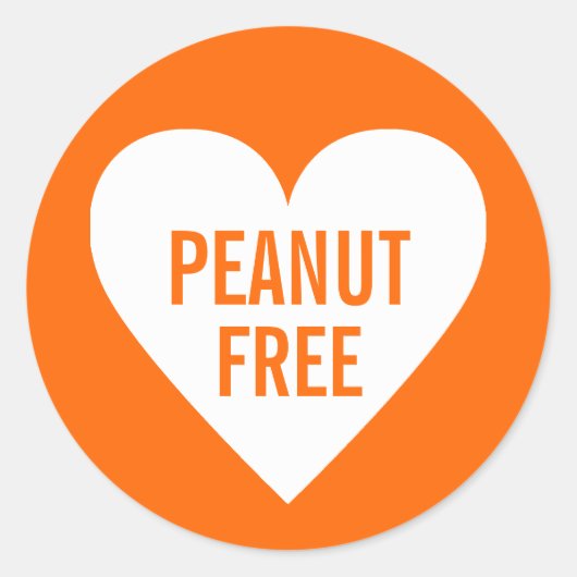 Étiquette culinaire sans arachide Allergie sans da (Devant)