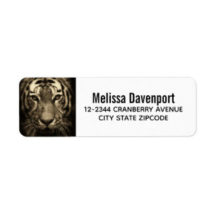 Étiquette Cultivant Tiger Visage Wild Chat
