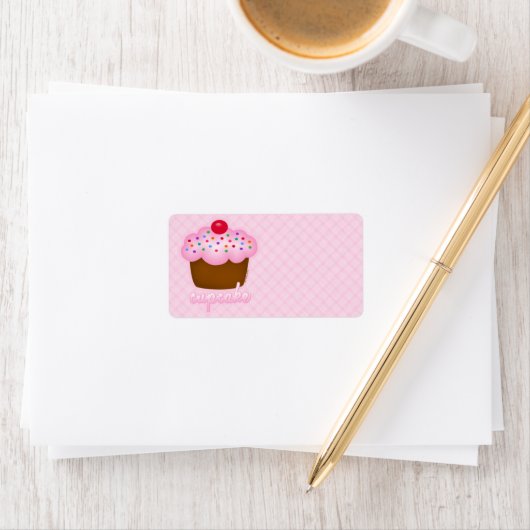 Étiquette Cupcake (En situation)
