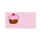 Étiquette Cupcake (Devant)
