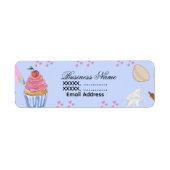 Étiquette Cupcake Bakery Return Address Labels (Devant)