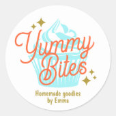 Étiquette Cupcake Box (Devant)