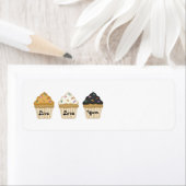 Étiquette Cupcake Yum (En situation)