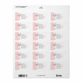 Étiquette Cupcakes et Martinis (Feuille entière)