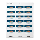 Étiquette Cupcakes Style Rétro Sweet Dessert (Feuille entière)