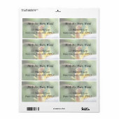 Étiquette Curieux Mantis de prière (Feuille entière)