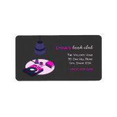 Étiquette Custom Book Club Address Labels (Devant)