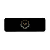 Étiquette Custom Cigar Band with Monogram Crest (Devant)