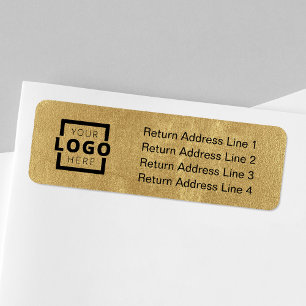 Étiquette Custom Company Logo Business Label