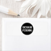 Étiquette Custom-made, artistic, elegant (En situation)