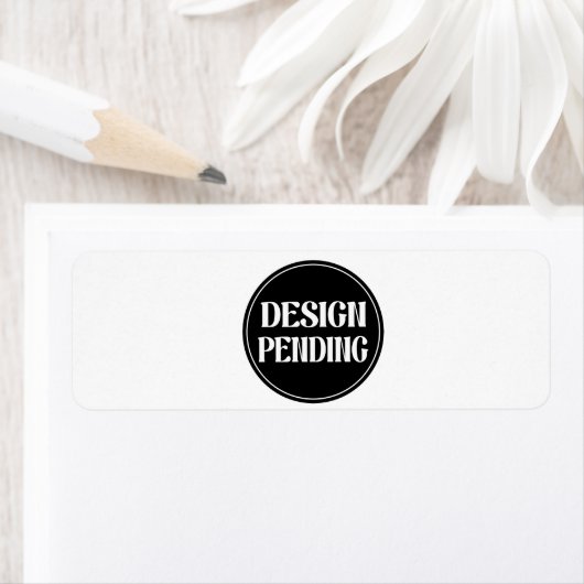 Étiquette Custom-made, artistic, elegant (En situation)