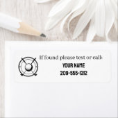 Étiquette Custom Personalized Golf Club Name Labels Golfer (En situation)