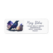 Étiquette Custom Return Address Envelope | Starry Night Sky  (Devant)