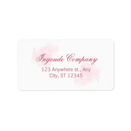 Étiquette Custom Return Address Label (Devant)
