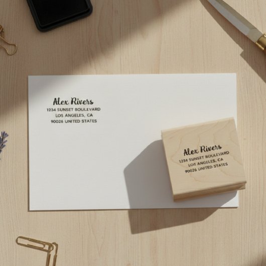 Étiquette Custom Return Address Labels Bold