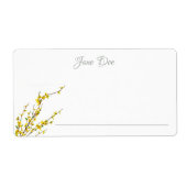 Étiquette Customized Name Autographed by the Author (Devant)