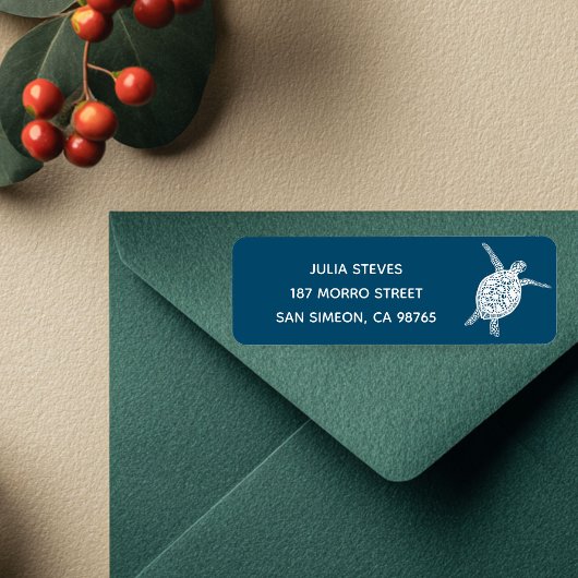 Étiquette CUT Tortue de mer Tortue Honu Mailing