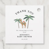 Étiquette Cute Baby shower Merci Favoriser (Dos)