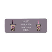 Étiquette Cute bubble (Devant)