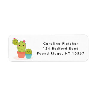 Étiquette Cute Cactus